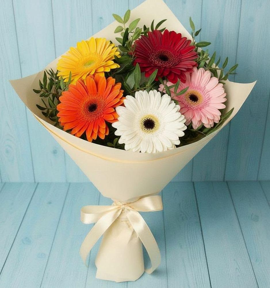 Букет цветов из: Герберы в Чинаре