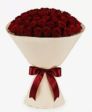Букет 101 Бордовая роза Блэк Бакарра в Чинаре