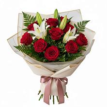 Букет цветов из:  Лилии и Розы #REPLACE_PRED# Чинаре