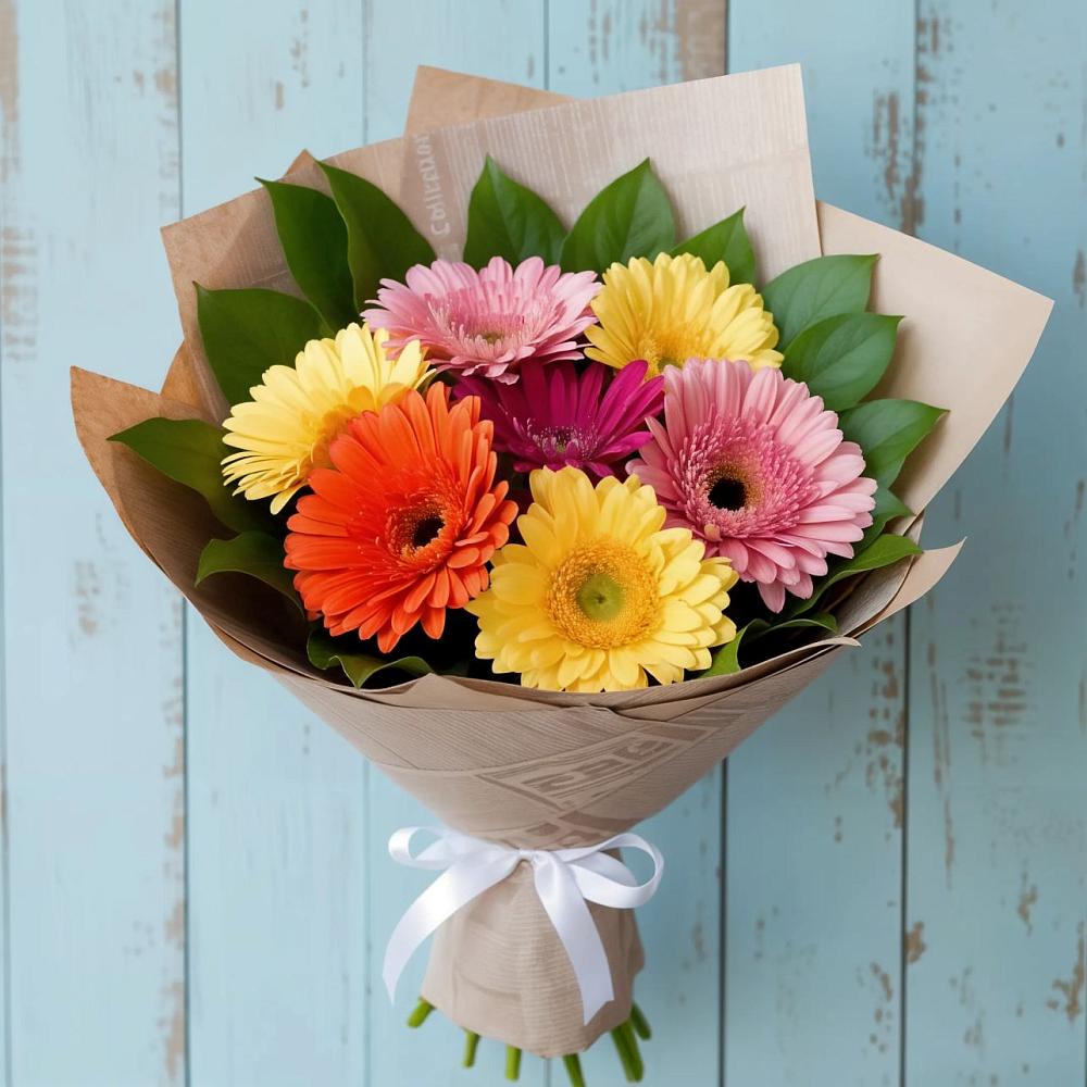 Букет цветов из: Герберы в Чинаре