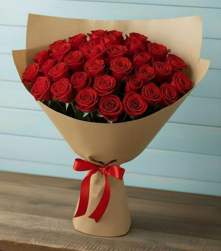 Букет Красные розы Милано в Чинаре