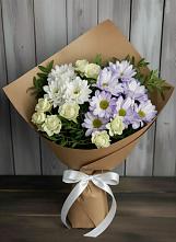 Букет цветов из:  Хризантемы и Розы в Чинаре