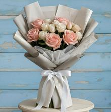 Букет цветов из:  Розы #REPLACE_PRED# Чинаре