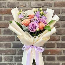 Букет цветов из:  Лизиантусы и Розы #REPLACE_PRED# Чинаре