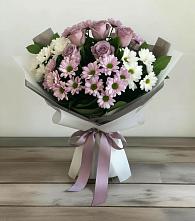 Букет цветов из:  Хризантемы и Розы #REPLACE_PRED# Чинаре