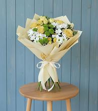 Букет цветов из:  Хризантемы и Розы #REPLACE_PRED# Чинаре