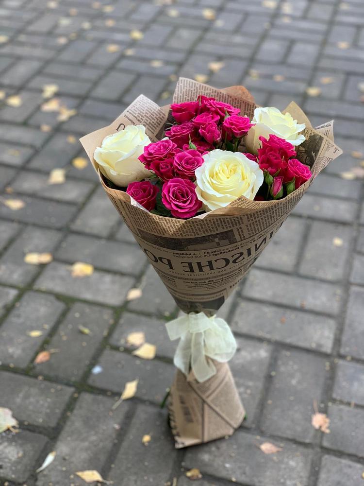 Букет цветов из: Розы в Чинаре